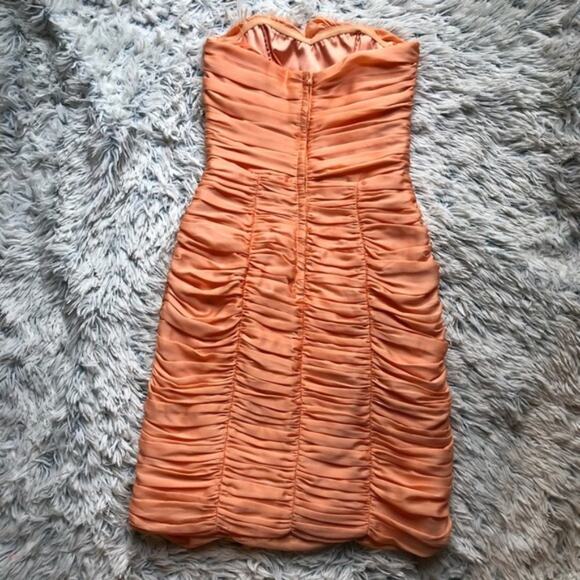 H&M Ruched Short Fitted Bodycon Formal Cocktail Dress - Picture 6 of 7